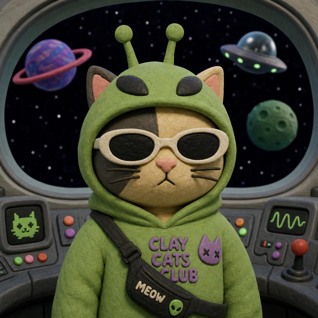 Clay Cat #013, a Clay Cats Club team cat